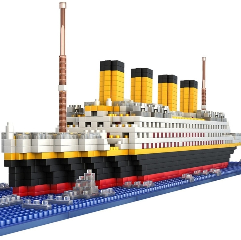 Titanic Ship Model Building Block Set, 3D Puzzle